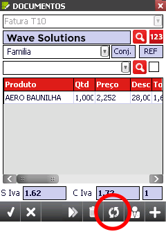 Mobile Sales ecrãs - Wave Solutions